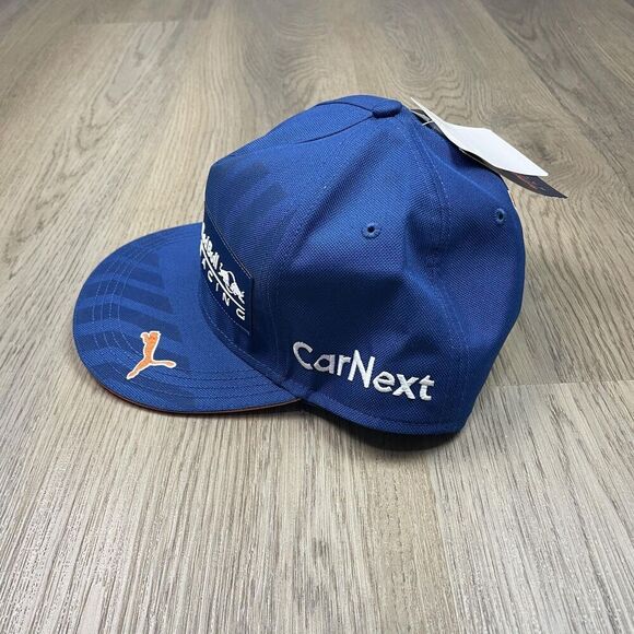 Red Bull Racing Hat Cap Snap Back One Size F1 Car Racing Max Verstappen Puma - Picture 2 of 6